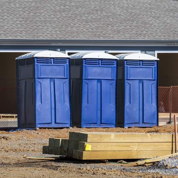 what is the maximum capacity for a single portable toilet in Decatur